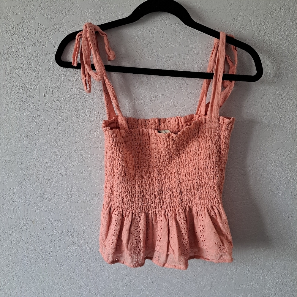 Herencia Collection Pink Bow Tie Top - Picture 5 of 5